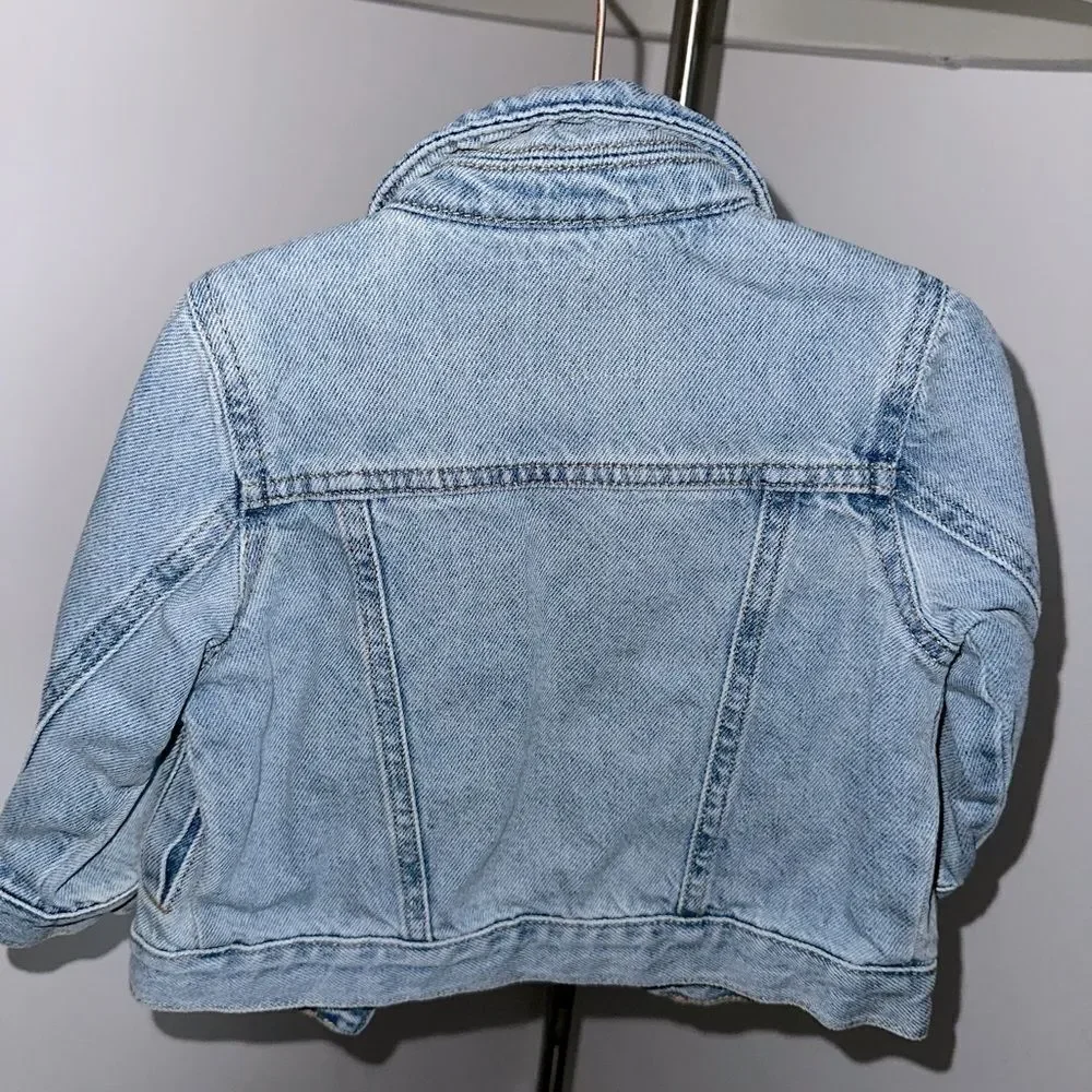 Old Navy Light Blue Denim Jacket Size 12-18months